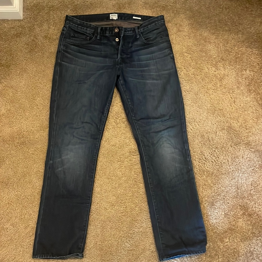 Bonobos 32x32 Slim Straight Dark wash jeans